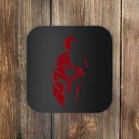 Albanian Flag Warrior Shqip Shqiponja Albanian Eagle Coaster thumb 0