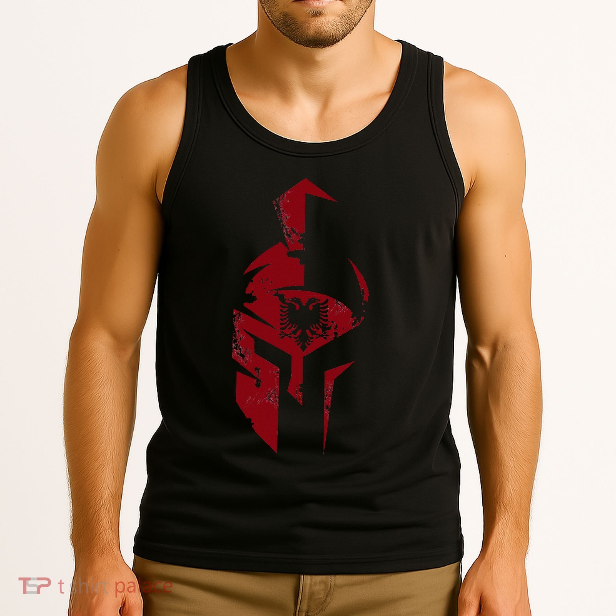 Albanian Flag Warrior Shqip Shqiponja Albanian Eagle Tank Top