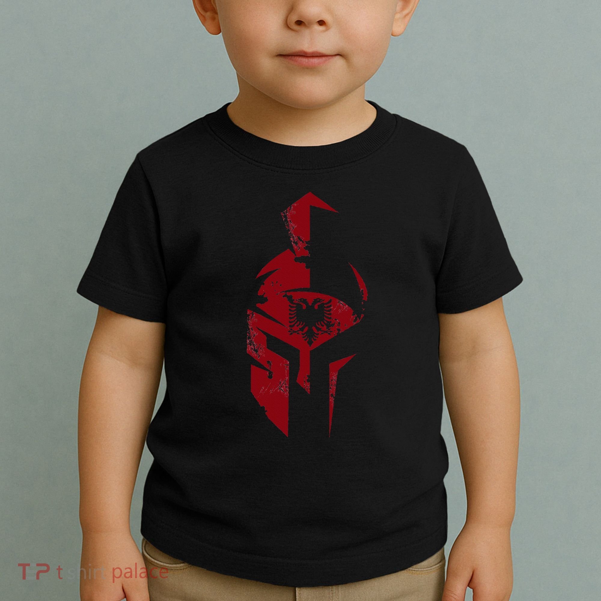 Albanian Flag Warrior Shqip Shqiponja Albanian Eagle Toddler T-Shirt