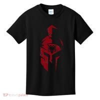 Albanian Flag Warrior Shqip Shqiponja Albanian Eagle Kids T-Shirt thumb 0