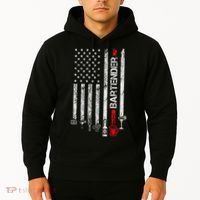 American Flag With Bartender Cool Gift For Women Men Father Hoodie thumb 2