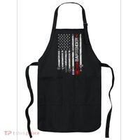American Flag With Bartender Cool Gift For Women Men Father Apron thumb 0