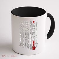 American Flag With Bartender Cool Gift For Women Men Father Coffee Mug thumb 1