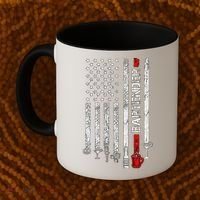 American Flag With Bartender Cool Gift For Women Men Father Coffee Mug thumb 2