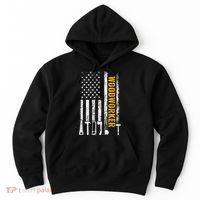 American Flag Woodworker Carpenter Funny Woodworking Hoodie thumb 0