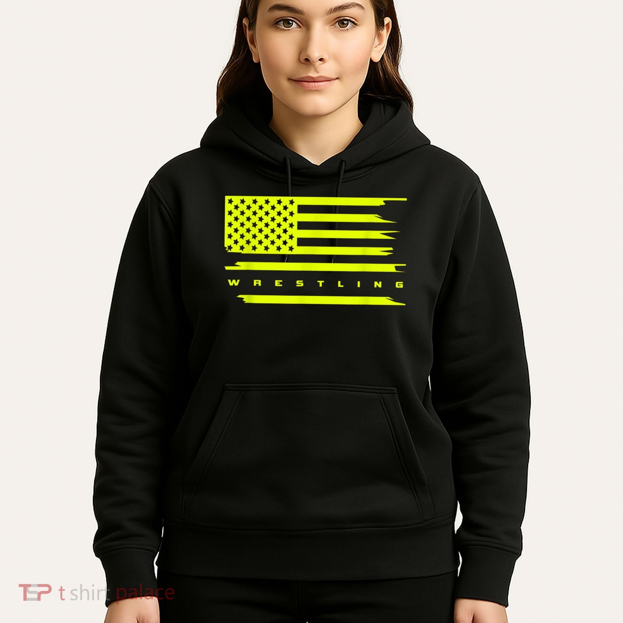American Flag Wrestling Apparel Wrestling Hoodie