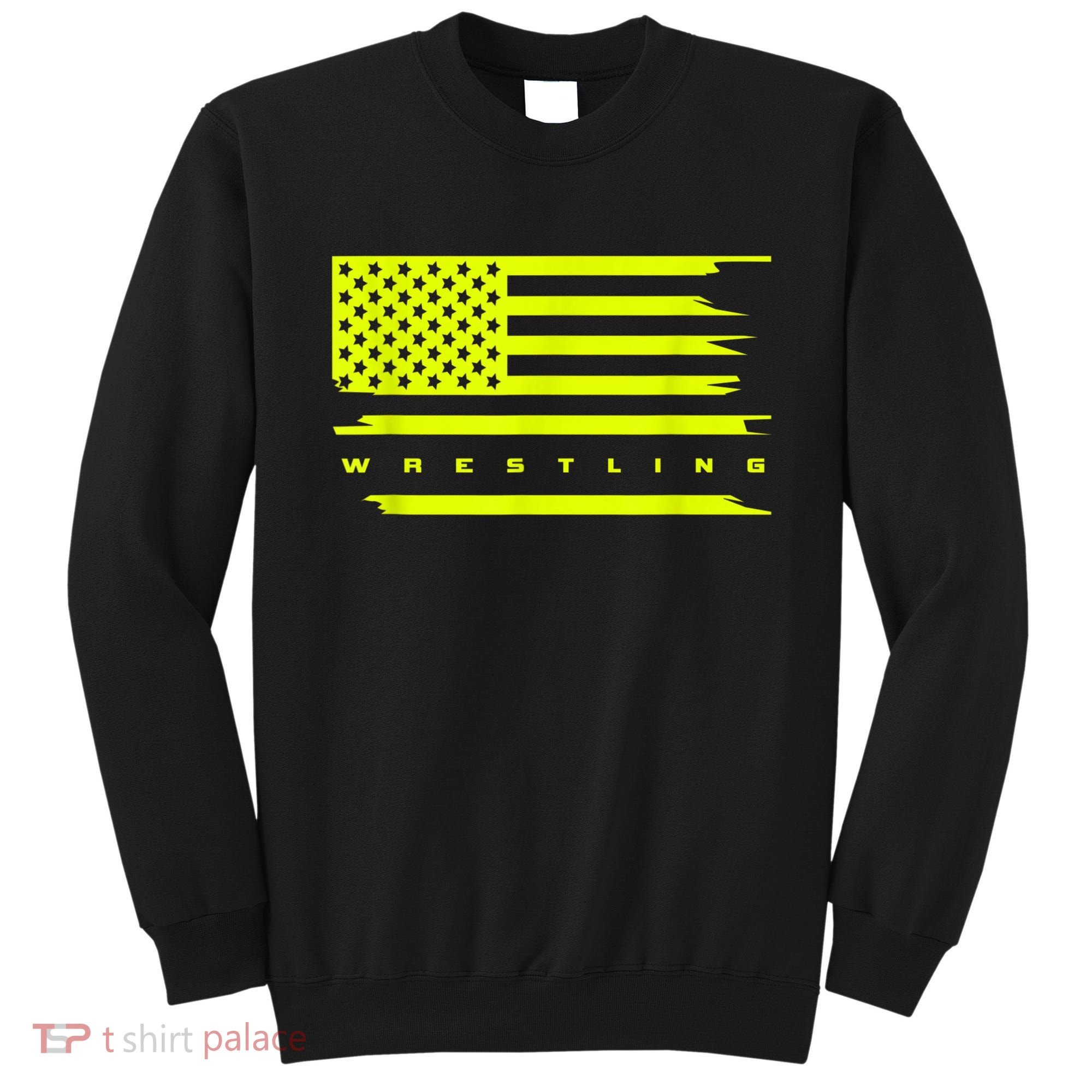American Flag Wrestling Apparel Wrestling Sweatshirt
