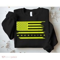 American Flag Wrestling Apparel Wrestling Sweatshirt thumb 2