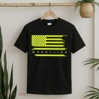 American Flag Wrestling Apparel Wrestling T-Shirt thumb 2