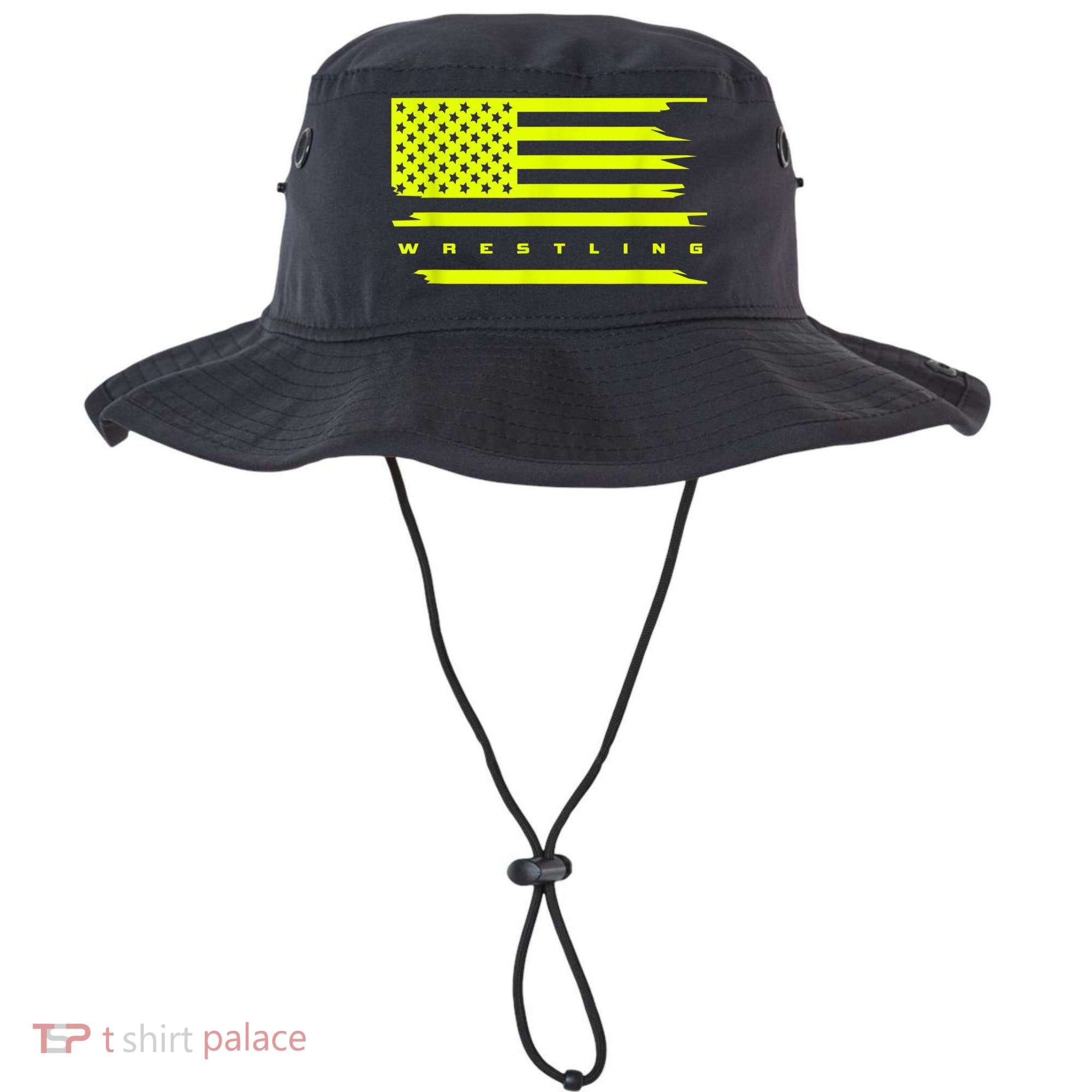 American Flag Wrestling Apparel Wrestling Bucket Hat