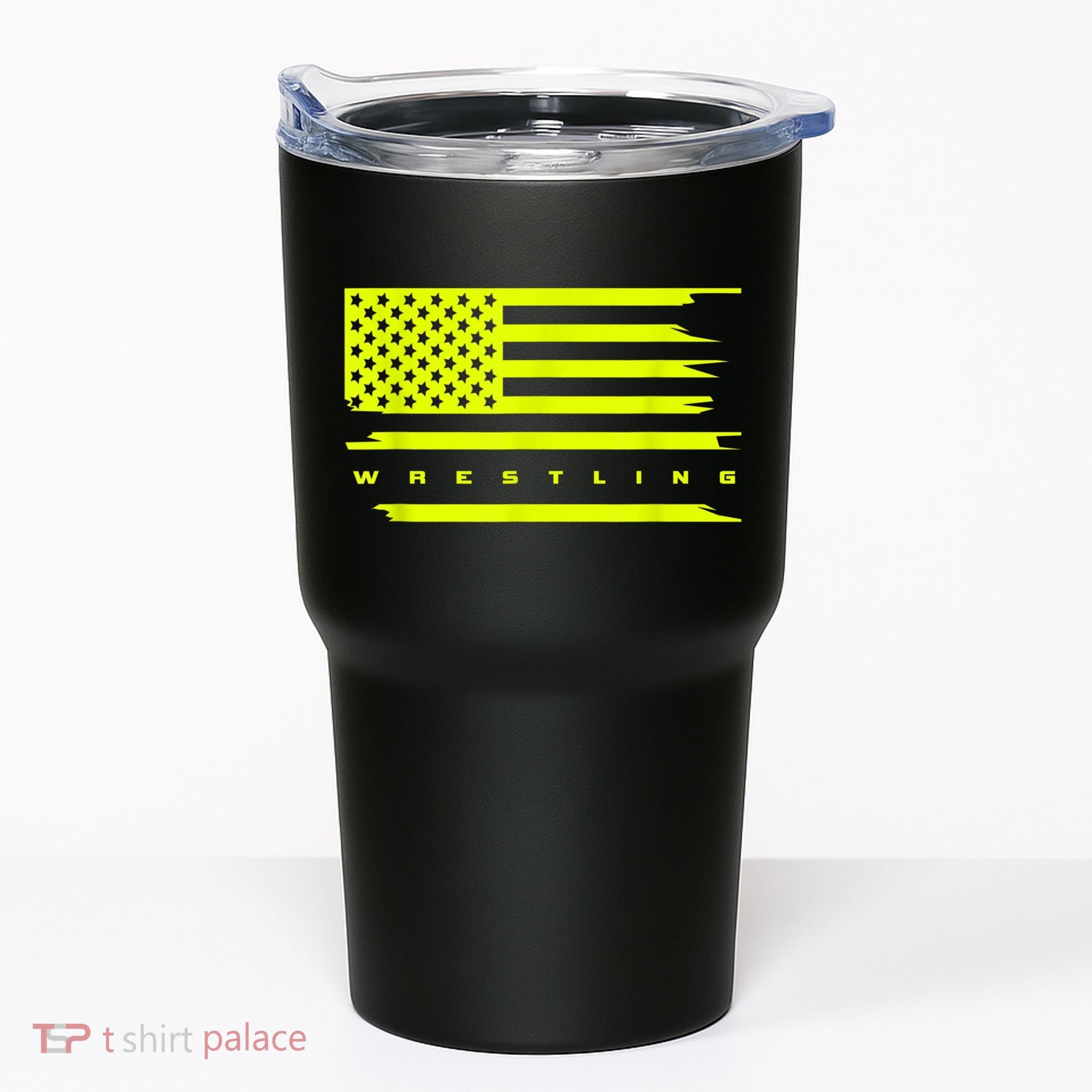 American Flag Wrestling Apparel Wrestling Tumbler