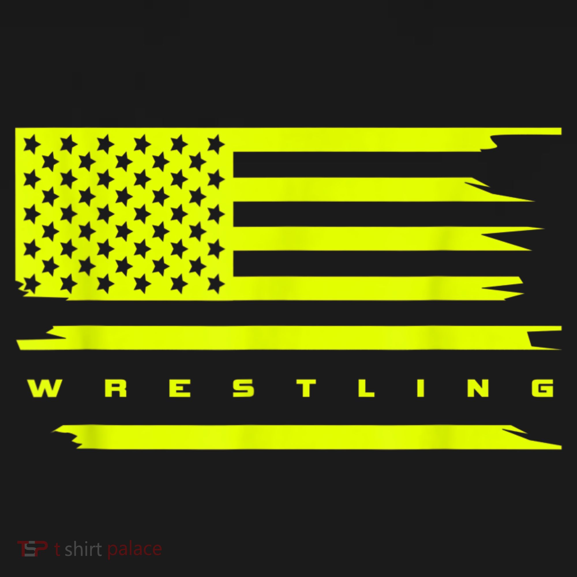 American Flag Wrestling Apparel Wrestling Mousepad