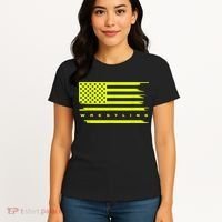 American Flag Wrestling Apparel Wrestling Women's T-Shirt thumb 4