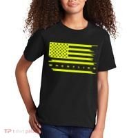 American Flag Wrestling Apparel Wrestling Kids T-Shirt thumb 2