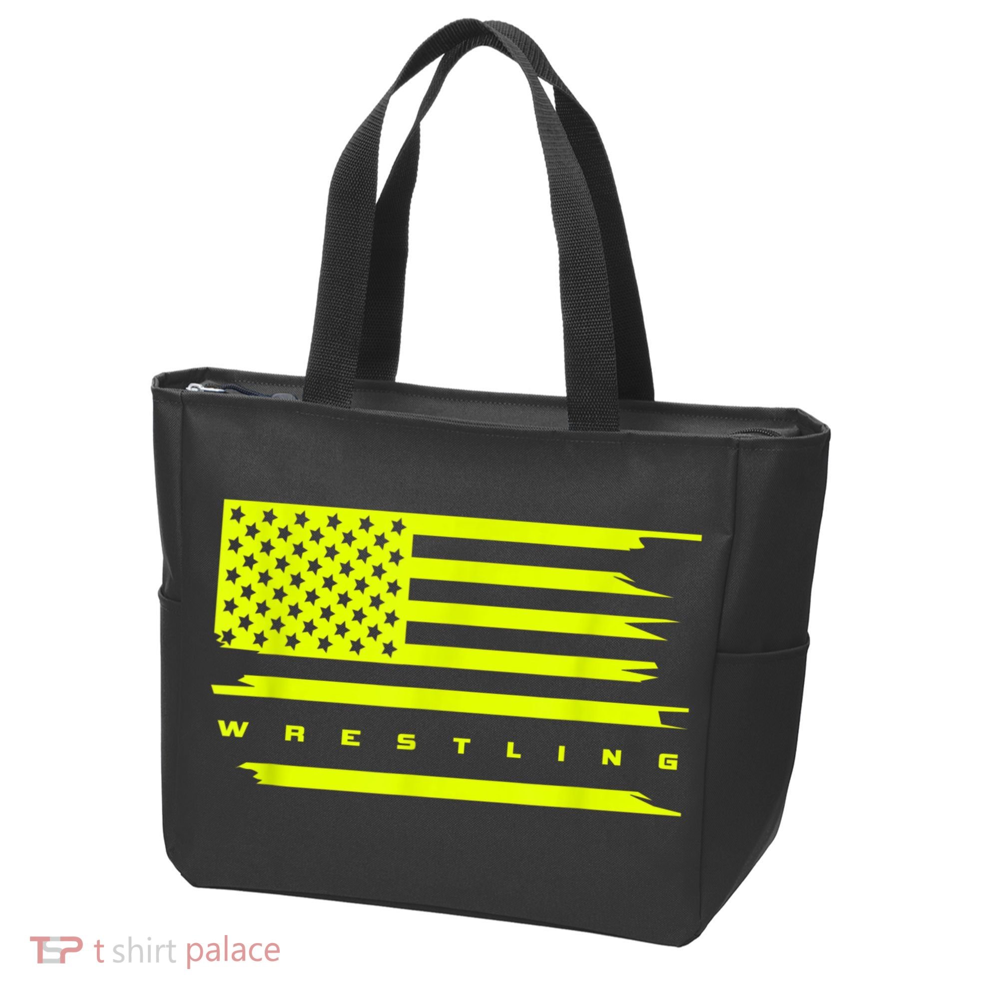 American Flag Wrestling Apparel Wrestling Tote Bag