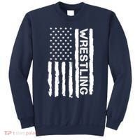 American Flag Wrestling Lovers Sport Fans Sweatshirt thumb 0