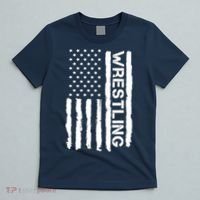 American Flag Wrestling Lovers Sport Fans T-Shirt thumb 5