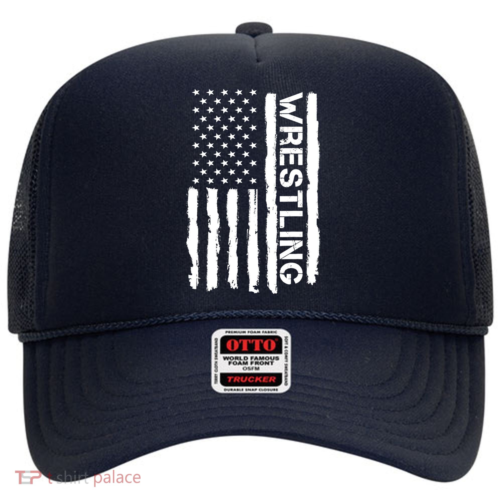 American Flag Wrestling Lovers Sport Fans Hat