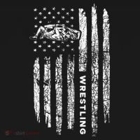 American Flag Wrestling Apparel  Vintage Wrestler Wrestling  T-Shirt thumb 7
