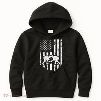 American Flag Wrestling Hoodie Distressed Wrestle Gift Tee Kids Hoodie thumb 0