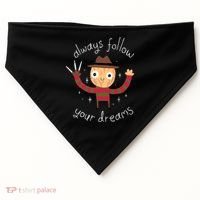 Always Follow Your Dreams Horror Character Halloween Costume USA-Made Doggie Bandana thumb 0