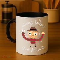 Always Follow Your Dreams Horror Character Halloween Costume Coffee Mug thumb 4