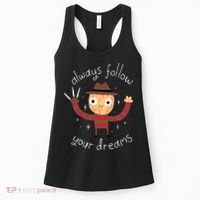 Always Follow Your Dreams Horror Character Halloween Costume Women's Tank Top thumb 0