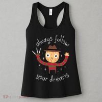 Always Follow Your Dreams Horror Character Halloween Costume Women's Tank Top thumb 3