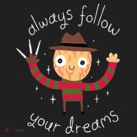 Always Follow Your Dreams Horror Character Halloween Costume Hat thumb 2