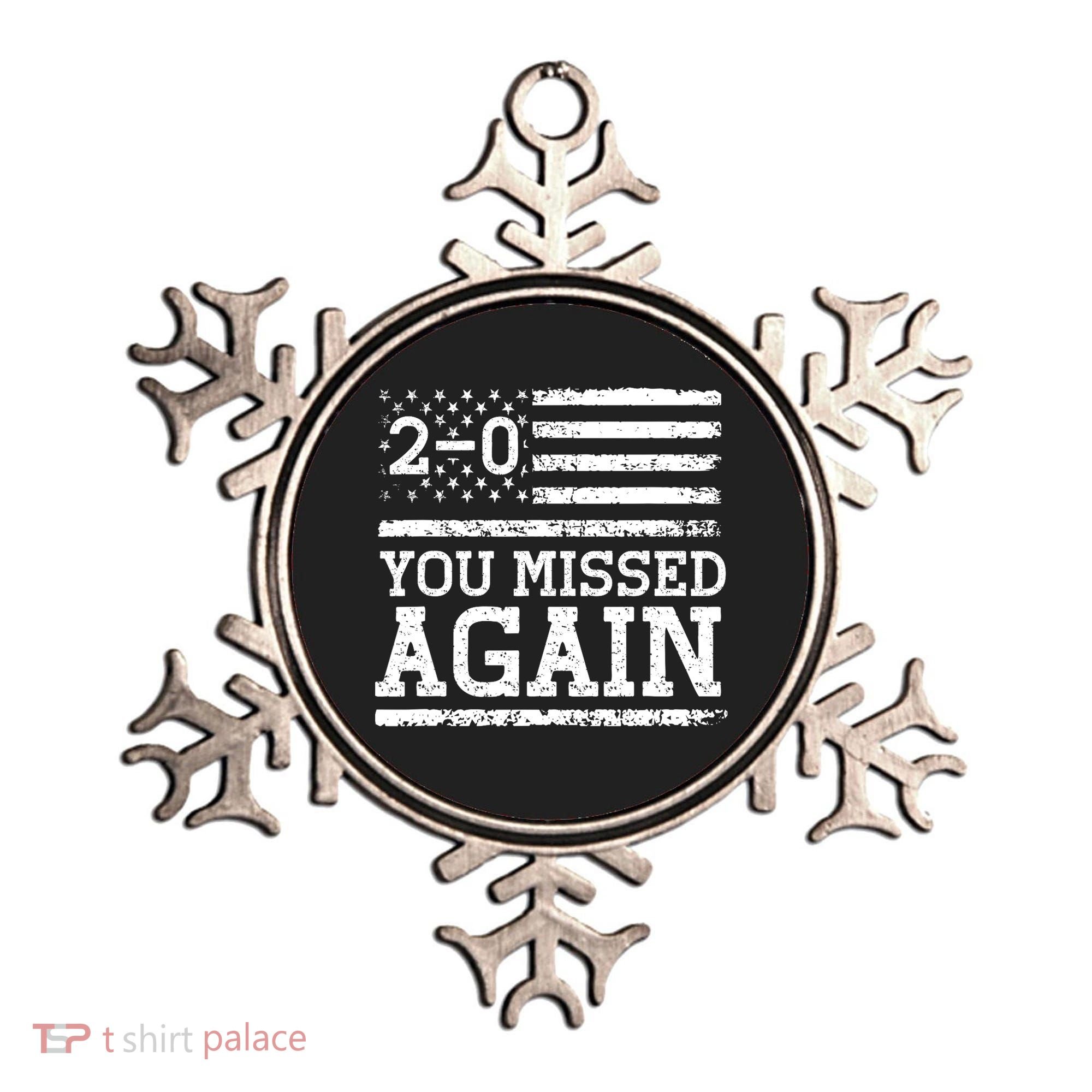 American Flag You Missed 2 0 Ornament