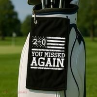 American Flag You Missed 2 0 Golf Towel thumb 2