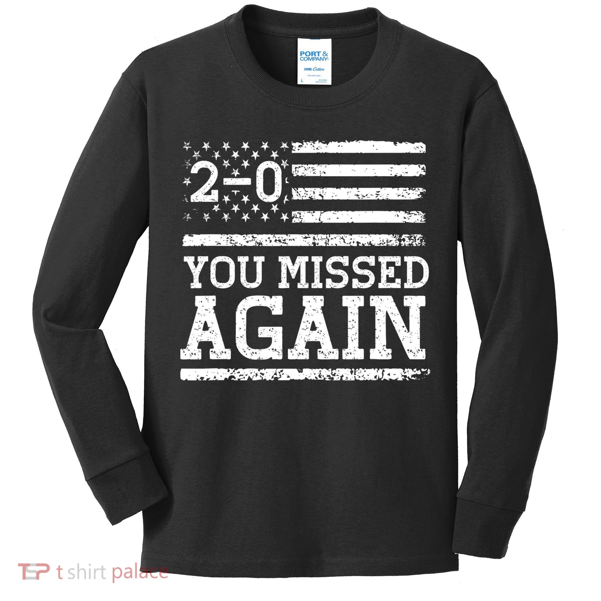 American Flag You Missed 2 0 Kids Long Sleeve Shirt