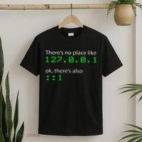 Admin Geek 127.0.0.1 1 There Is No Place Like Home T-Shirt thumb 2