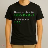 Admin Geek 127.0.0.1 1 There Is No Place Like Home T-Shirt thumb 3