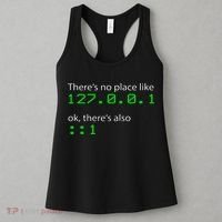 Admin Geek 127.0.0.1 1 There Is No Place Like Home Women's Tank Top thumb 3