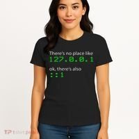 Admin Geek 127.0.0.1 1 There Is No Place Like Home Women's T-Shirt thumb 4