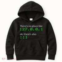 Admin Geek 127.0.0.1 1 There Is No Place Like Home Kids Hoodie thumb 0