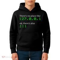Admin Geek 127.0.0.1 1 There Is No Place Like Home Kids Hoodie thumb 4