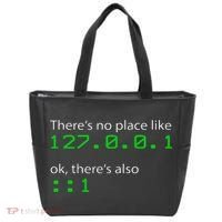 Admin Geek 127.0.0.1 1 There Is No Place Like Home Tote Bag thumb 0