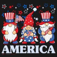 America Gnome 4th Of July Celebration Backpack thumb 2