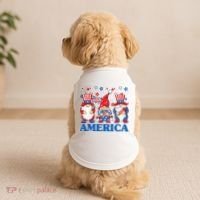 America Gnome 4th Of July Celebration Doggie Tank thumb 2