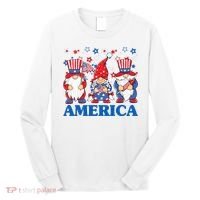 America Gnome 4th Of July Celebration Long Sleeve Shirt thumb 0