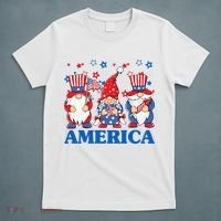 America Gnome 4th Of July Celebration T-Shirt thumb 5