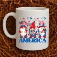 America Gnome 4th Of July Celebration Coffee Mug thumb 2