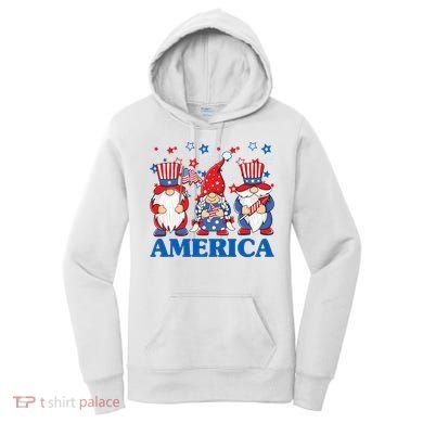 America Gnome 4th Of July Celebration Women's Hoodie
