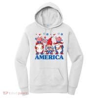 America Gnome 4th Of July Celebration Women's Hoodie thumb 0