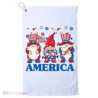 America Gnome 4th Of July Celebration Golf Towel thumb 0