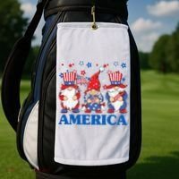America Gnome 4th Of July Celebration Golf Towel thumb 2