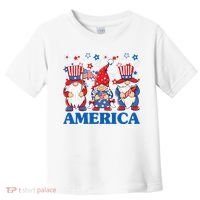 America Gnome 4th Of July Celebration Toddler T-Shirt thumb 0