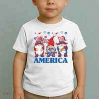 America Gnome 4th Of July Celebration Toddler T-Shirt thumb 2